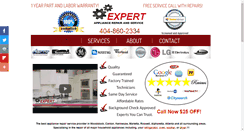 Desktop Screenshot of expertappliancerepairandservice.com